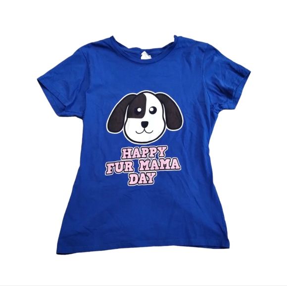 Port and Company Other - -Port & Company Ring Spun Fan Favorite Happy Fur MAMA Day Puppy Dog  Pup T-Shirt